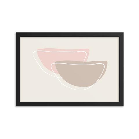 Framed photo paper poster - Hidden Layers