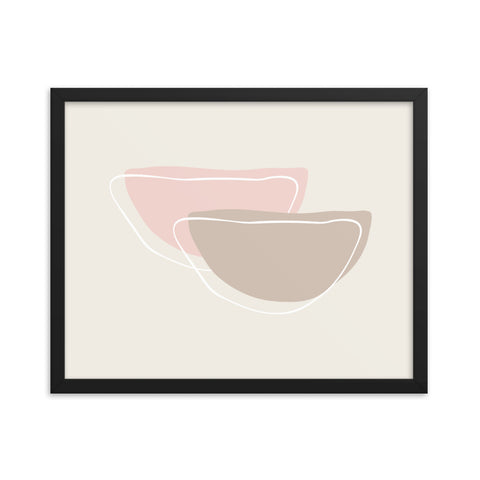 Framed photo paper poster - Hidden Layers