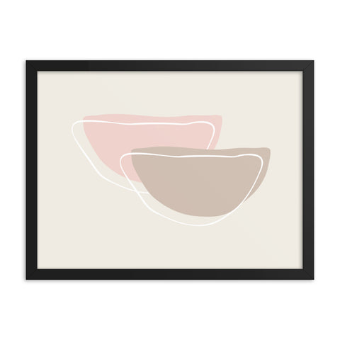 Framed photo paper poster - Hidden Layers