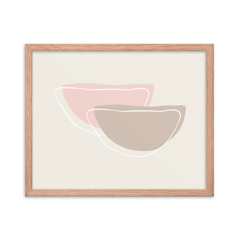 Framed photo paper poster - Hidden Layers