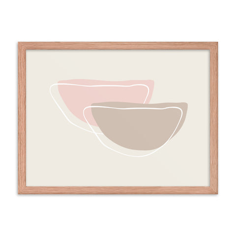 Framed photo paper poster - Hidden Layers