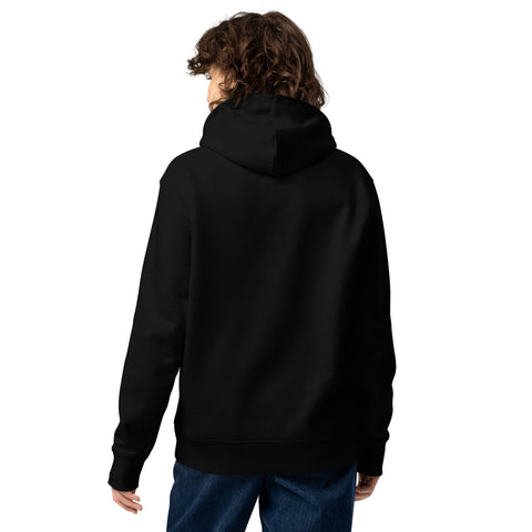 Unisex essential eco hoodie - Black - Do nothing club