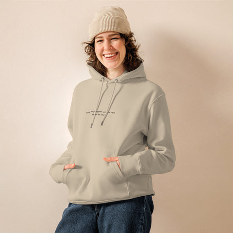 Unisex essential eco hoodie - Good things happen