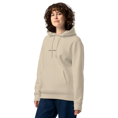 Unisex essential eco hoodie - Unsubscribe