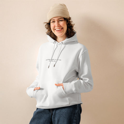 Unisex essential eco hoodie - Good things happen