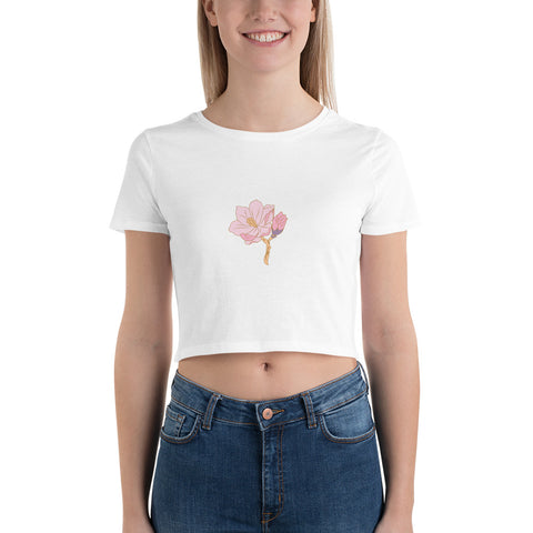 Women’s Crop Tee - Spring Flower