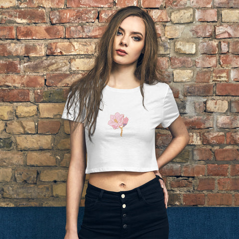 Women’s Crop Tee - Spring Flower